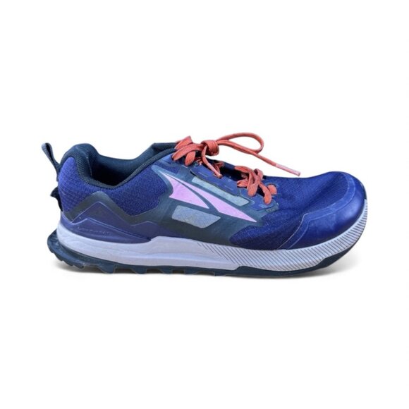 Altra Shoes Womens 8.5 Lone Peak 7 Purple Pink Zero Drop Footshape Trail Runner - Picture 1 of 9